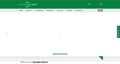 Desktop Screenshot of canadaculvert.com